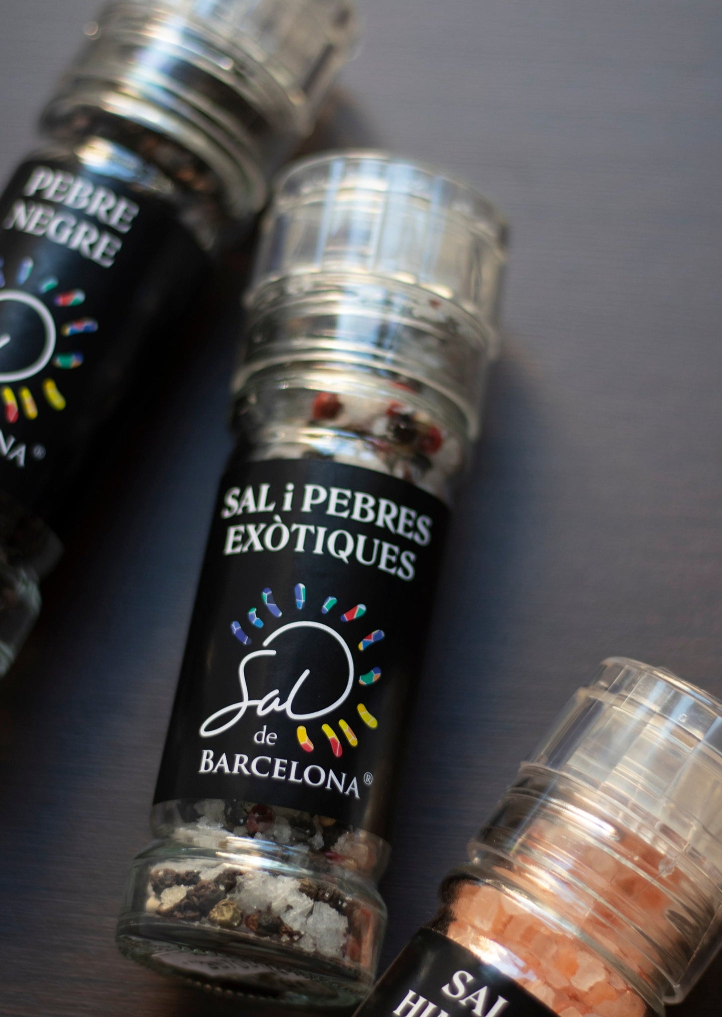 PACK 3 Molinillos Slim (Sal & Pimientas)