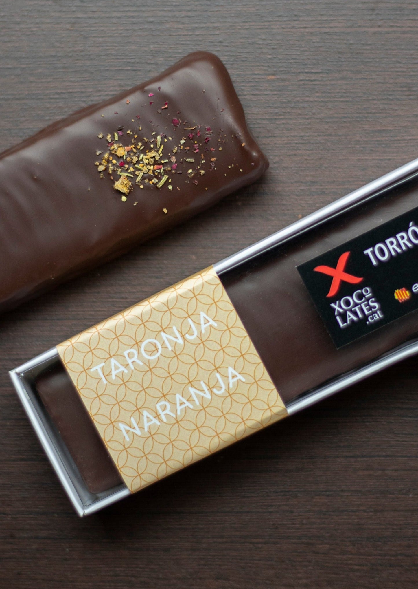 TORRÓ ARTESÀ TÓFONA amb TARONJA 150gr.